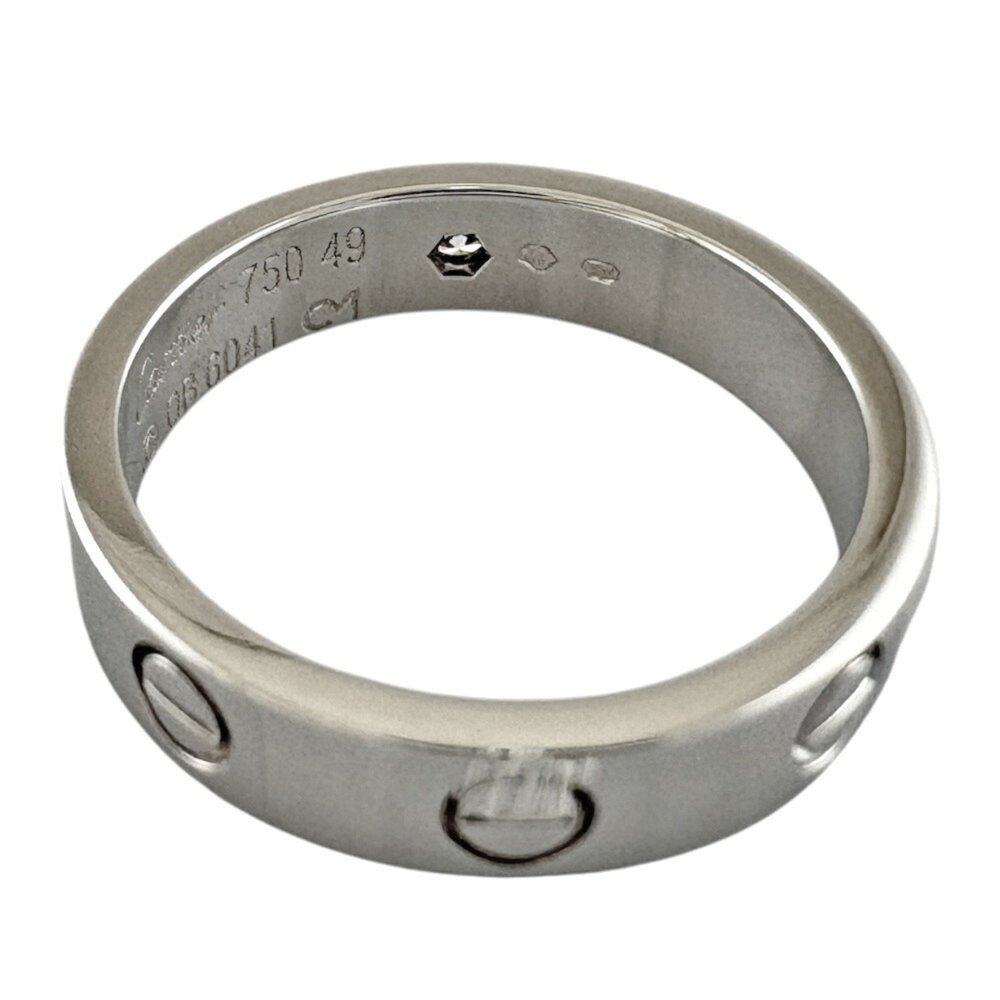 CARTIER Love 1P Diamond Ring 18K Size 4.75 #49 ⭐ - Picture 5 of 7